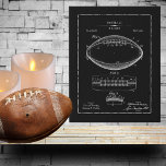 Vintager Fußball-Patentschutz Wand Kunst Künstlicher Leinwanddruck<br><div class="desc">Mit dieser Vintagen Wandkunst im Chalkboard-Stil mit einem Fußballpatent-Design lassen Sie Ihren Platz noch angenehmer. Egal ob Sie Fußball-Fans sind, Sport-Erinnerungen sammeln oder einfach nur eine Touch Nostalgie in Ihr Dekor einbauen möchten, dieses einzigartige Stück wird Ihnen eine hervorragende Ergänzung sein. Feiern Sie Geschichte und Kunst des Fußballs und bringen...</div>