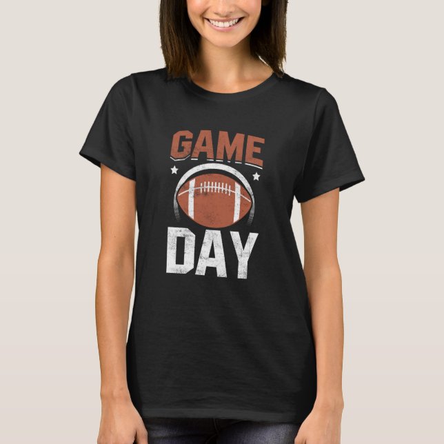 Vintager Fußball-Spieler Retro T-Shirt (Vorderseite)
