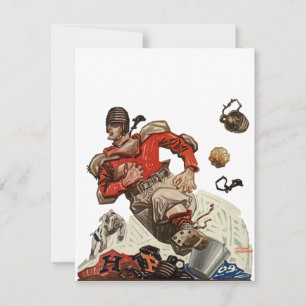 Vintager Fußballspieler