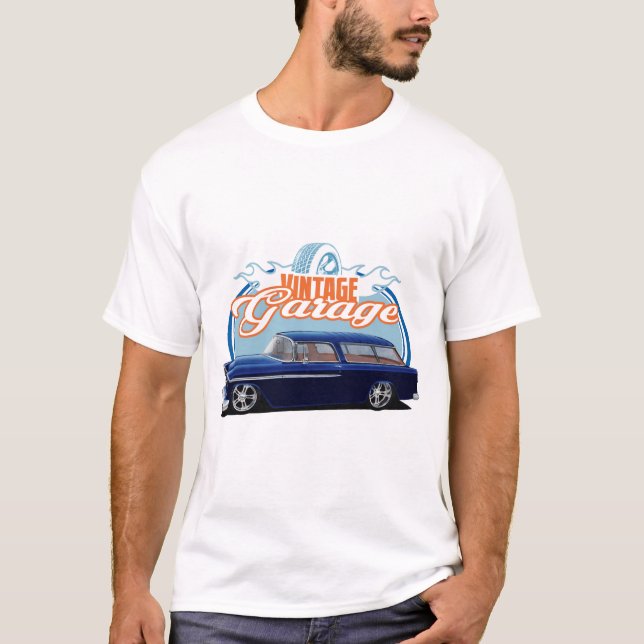 Vintager Garagen-Nomade T-Shirt (Vorderseite)