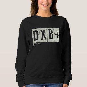 Vintager Garhoud Dubai Flughafencode Sweatshirt