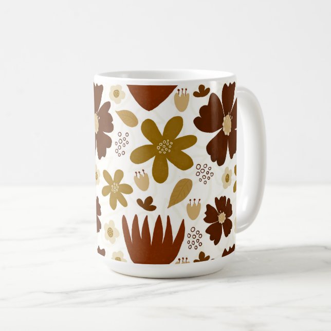 Vintager Garten Kaffeetasse (VorderseiteRechts)