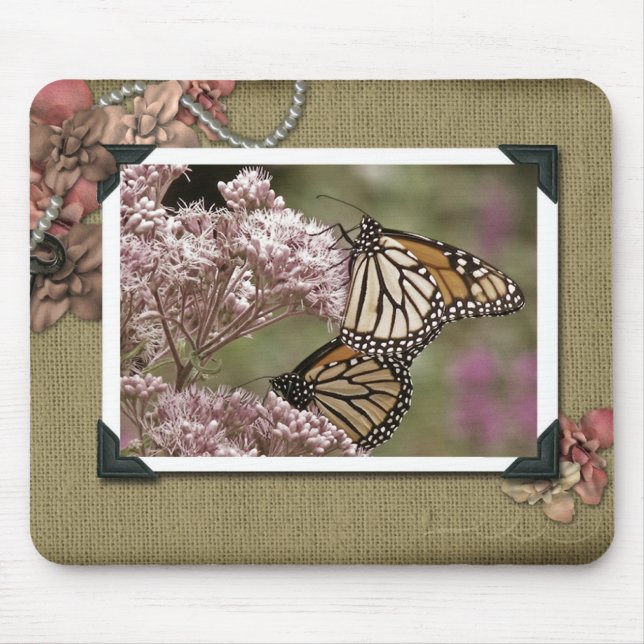 Vintager Garten Mousepad (Vorne)