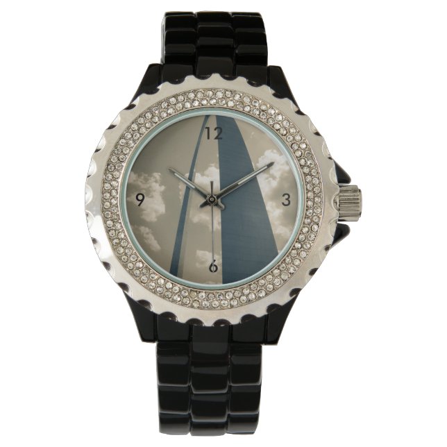 Vintager Gateway-Arch Armbanduhr (Vorderseite)