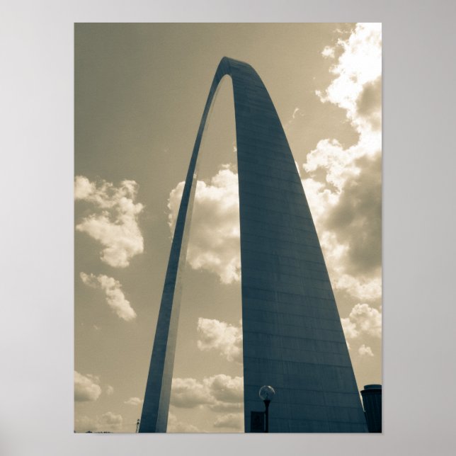 Vintager Gateway-Arch Poster (Vorne)