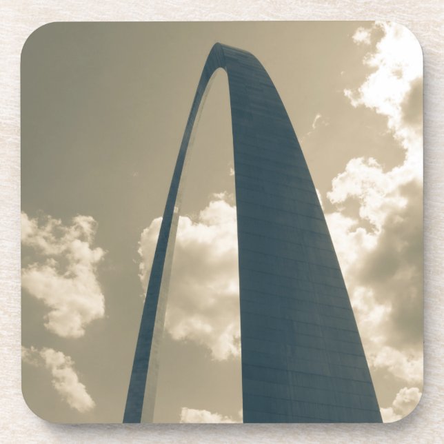 Vintager Gateway-Arch Untersetzer (Vorderseite)
