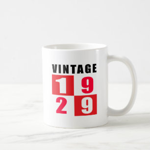 Vintager Geburtstag 1929 Kaffeetasse