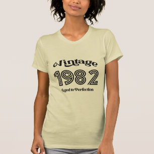 Vintager Geburtstag 1982, vollendet T-Shirt