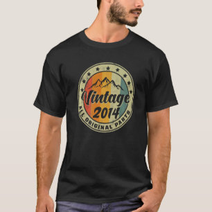 Vintager Geburtstag 2014 Alle Original Parts Girls T-Shirt