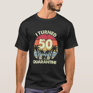 Vintager Geburtstag 2021 wurde ich 50 Jahre in Qua T-Shirt