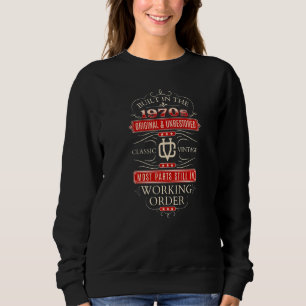 Vintager Geburtstag Geboren in den 70er Jahren erb Sweatshirt