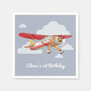 Vintager Geburtstag Serviette