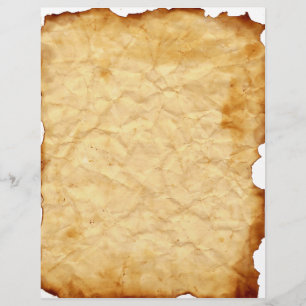 Vintager, gekräuselter Letterhead