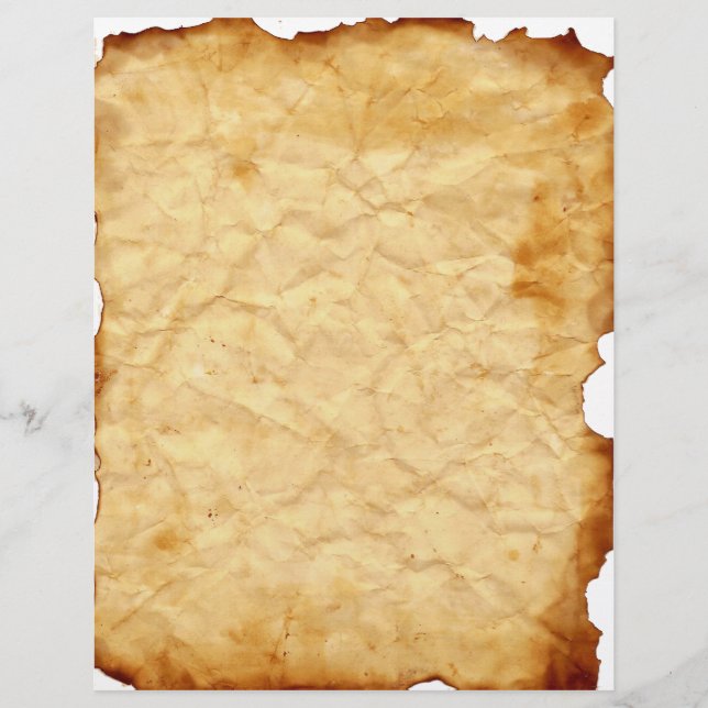 Vintager, gekräuselter Letterhead (Vorderseite)