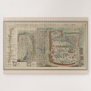 Vintager George-See-Französisch-Indischer Krieg-K