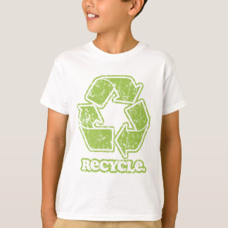 Vintager Gerecycelt T - Shirt "Kinder signieren"