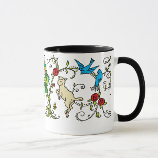 Vintager gescheckter Pfeifer Tasse