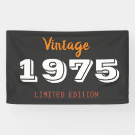 Vintager Geschenkbanner in limitierter Auflage 197 Banner