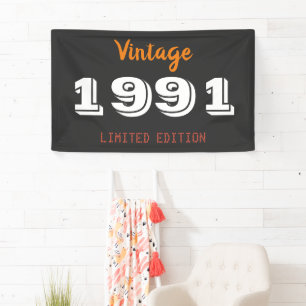 Vintager Geschenkbanner in limitierter Auflage 199 Banner