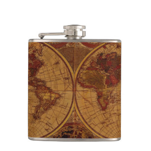 Vintager Geschichtsliebhaber der Alten Welt Flachmann