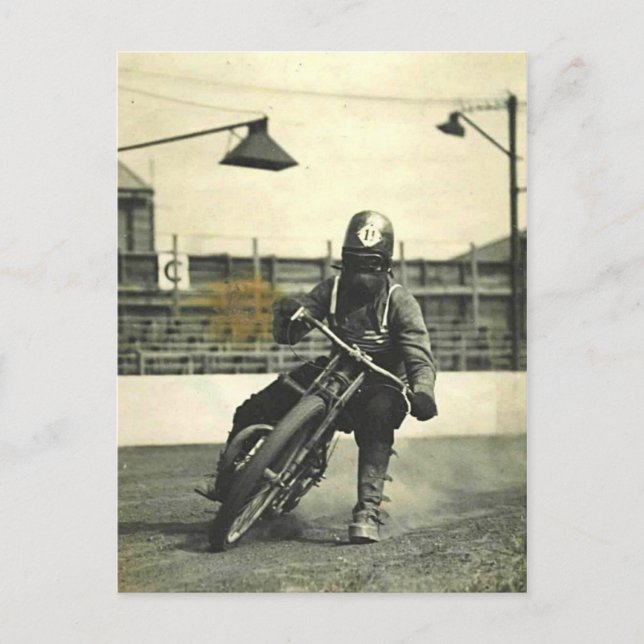 VINTAGER GESCHWINDIGKEIT. POSTKARTE (Vorderseite)