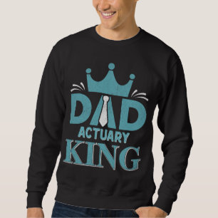 Vintager gestresster Vater für Design-Darstellung Sweatshirt