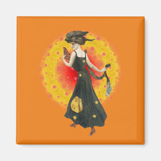 Vintager Glamour Girl Magnet