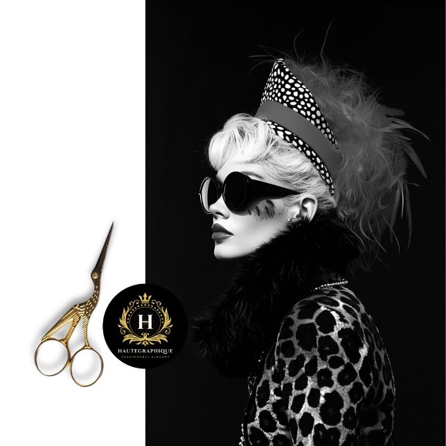 Vintager Glamour Schwarz-Weiß-Mode Dekoupage Seidenpapier (Von Creator hochgeladen)