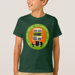 Vintager Glasgow Doppeldecker-Bus T-Shirt