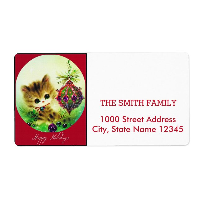 Vintager Glitzer Weihnachtsfest (Vorne)