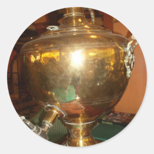 Vintager Golden Tee FoxTown Factory Stores Runder Aufkleber