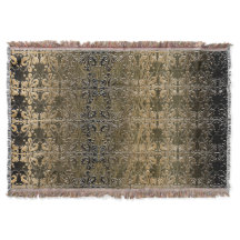 Vintager goldener Damast