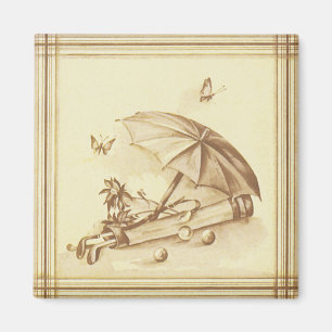 Vintager Golf-Magnet Magnet