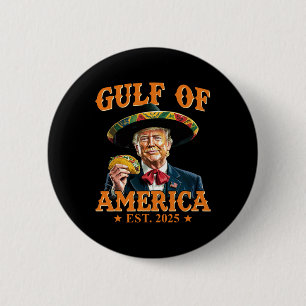 Vintager Golf von Amerika nach 2025 Funny Trump Button