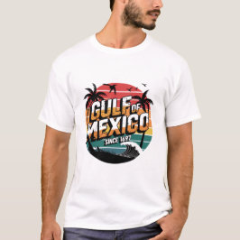 Vintager Golf von Mexiko Seit 1672 - Retro Beach T-Shirt