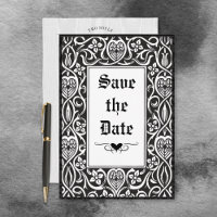 Vintager Gothic Black & White Roycroft Frame