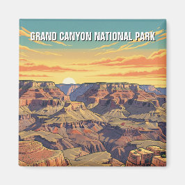 Vintager Grand Canyon Nationalpark Magnet