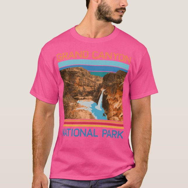Vintager Grand Canyon Retro Arizona T-Shirt (Vorderseite)