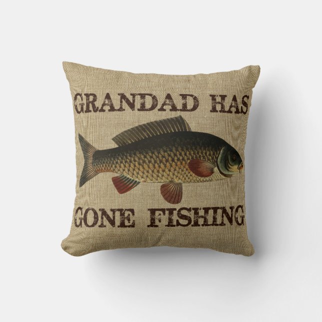 Vintager Grandad ist gegangen, Throw-Kissen zu Kissen (Vorderseite)