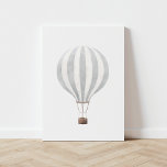 Vintager Grauer Wasserfarbe Heißluftballon Künstlicher Leinwanddruck<br><div class="desc">This vintage watercolor hot air balloon print is a beautiful way to decorate your nursery,  kids room,  or any travel-themed space.</div>