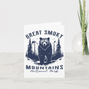 Vintager Great Smoky Mountains Nationalpark Kinder Karte