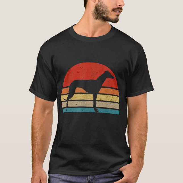 Vintager Greyhound Retro 002 T-Shirt (Vorderseite)