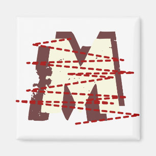 Vintager Großbuchstabe Magnet