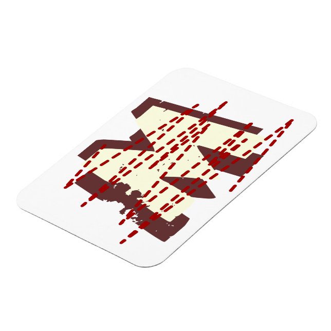 Vintager Großbuchstabe Magnet (Linke Seite)