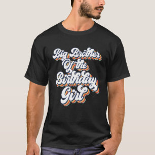 Vintager großer Bruder der Geburtstagskarte T-Shirt
