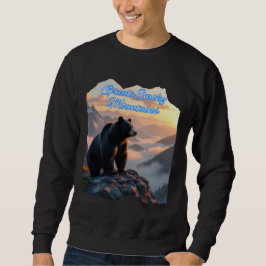 Vintager großer, rauchiger Bär Sweatshirt