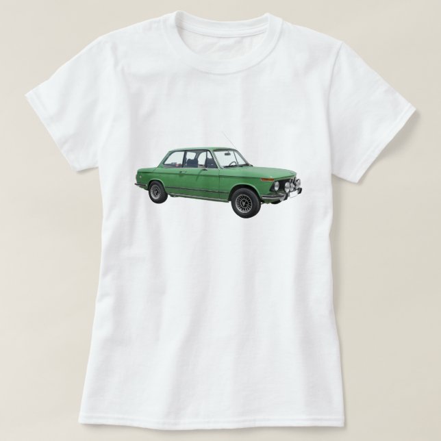 Vintager grüner BMW T-Shirt (Design vorne)