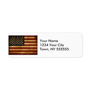 Vintager Grunge patriotische amerikanische Flagge