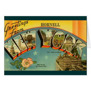 Vintager Gruß von der New York Card