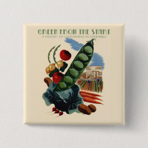 Vintager Gürtelknopf Button